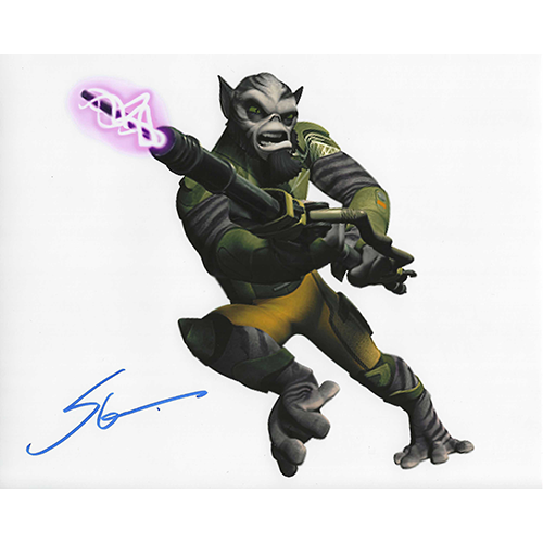 Star Wars hot Rebel Zeb Steve Bloom Signed art